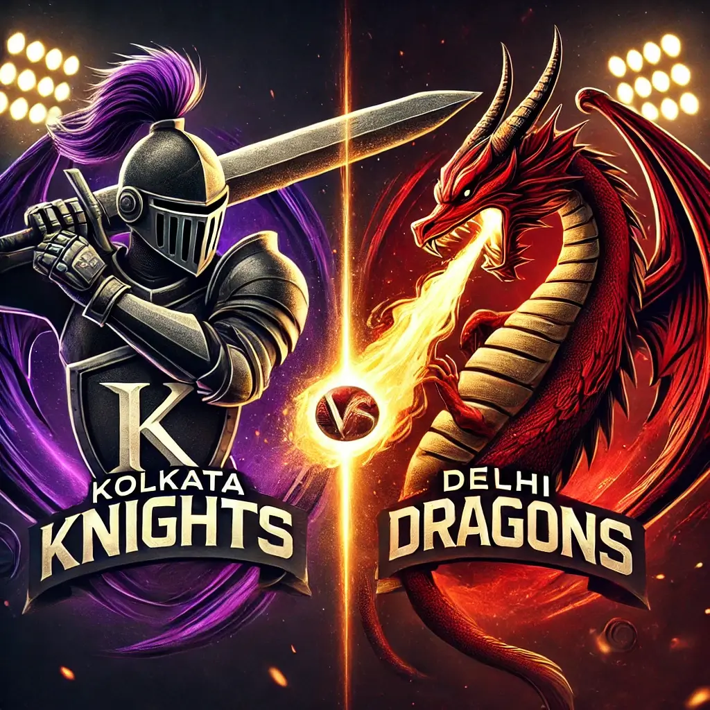 Kolkata Knights vs Delhi Dragons